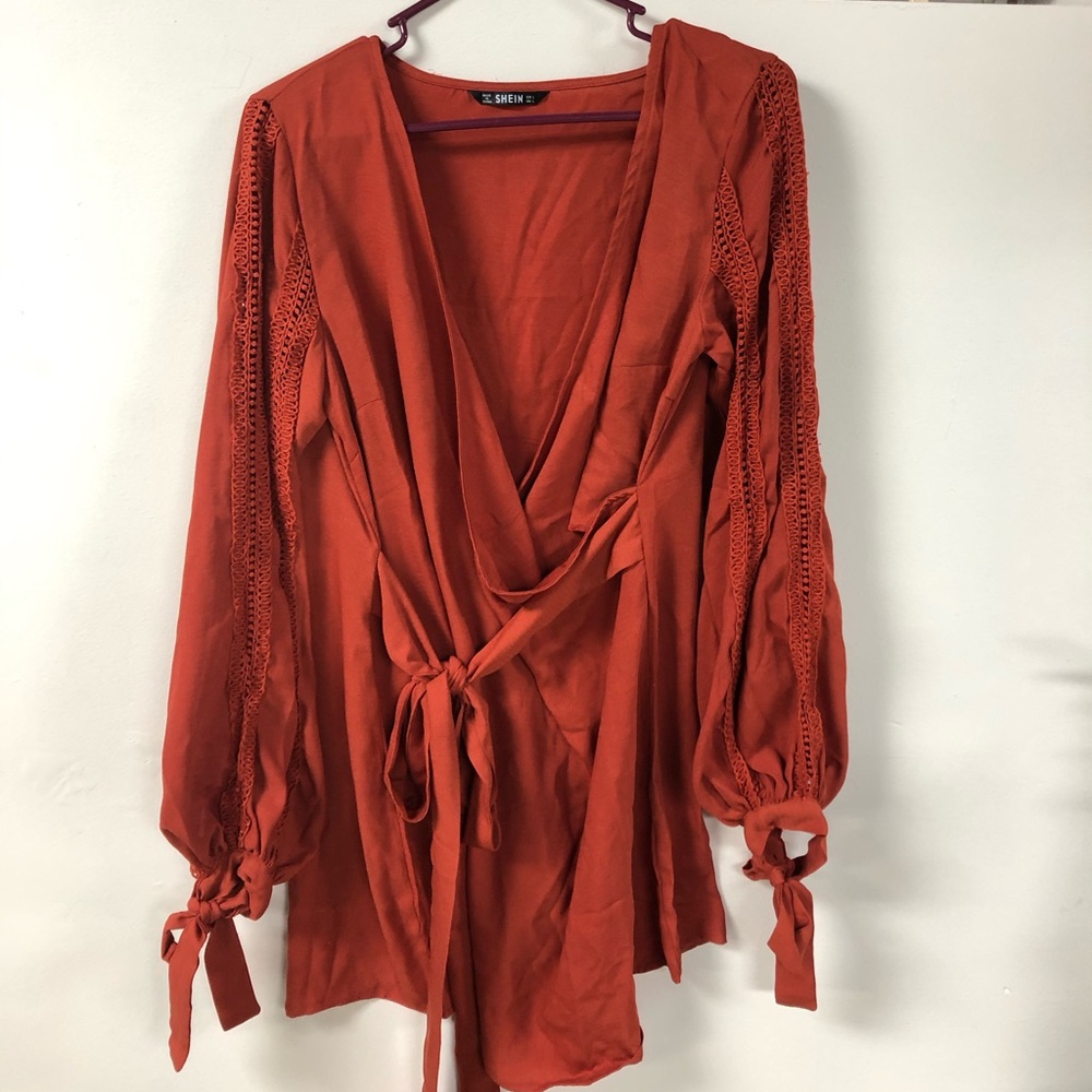 Boho long sleeve dress